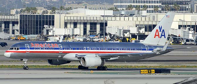 American Boeing 757-223, Los Angeles international Airport, January 19, 2015